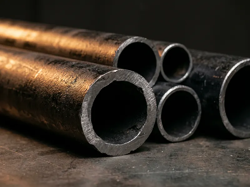 Black pipe for auto industry - heavy duty ERW steel pipe for bus body and truck chassis