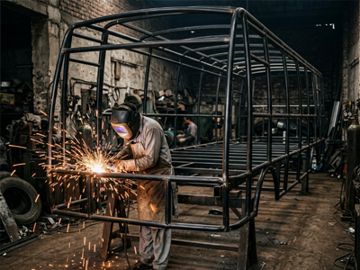 Black pipe for auto body and truck fabrication