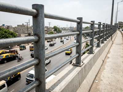 HR pipe for bridge parapets and railings