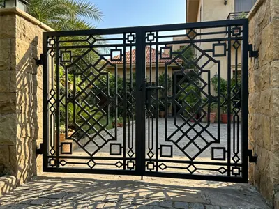 Square pipe for gates and grills