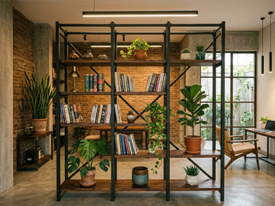 Steel racks and stands for industrial use